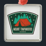 Mount Timpanogos Wilderness Utah Camping Ornament Aus Metall<br><div class="desc">Mount Timpanogos Wilderness offers rugged backcountry hiking, trail running, backpacking, wildlife viewing, and hunting on high‑alpine trails leading to waterfalls, meadows, and the summit of Mount Timpanogos</div>