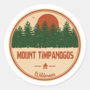 Mount Timpanogos Wilderness Utah Runder Aufkleber