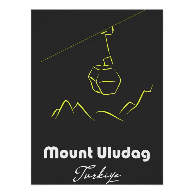 Mount Uludag Turkiye Poster (Vorderseite)