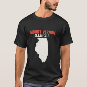 Mount Vernon Illinois USA State America Travel Ill T-Shirt