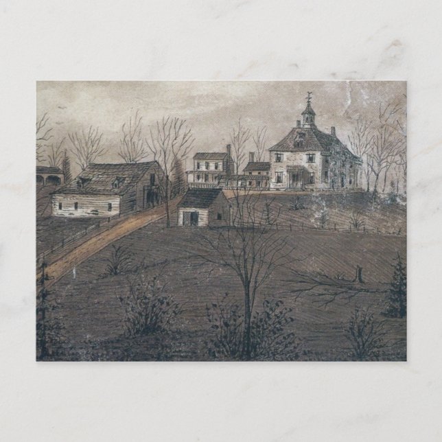 Mount Vernon Postkarte (Vorderseite)