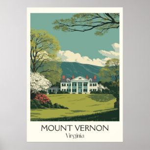Mount Vernon Virginia Anwesen Heim Poster