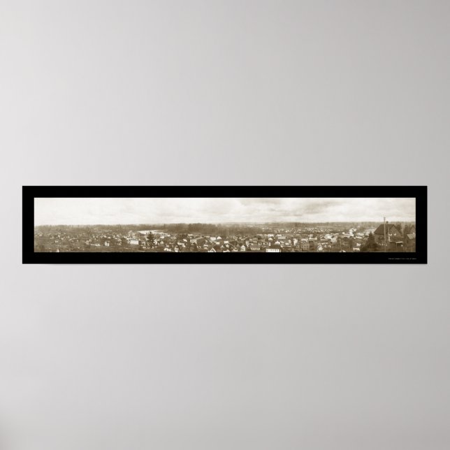 Mount Vernon WA Foto 1909 Poster (Vorne)