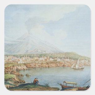 Mount Vesuvius, Platte 36 von "Campi Phlegraei: Ob Quadratischer Aufkleber