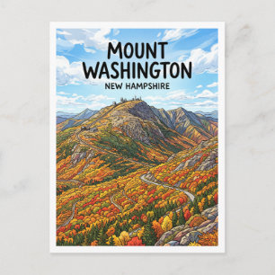 Mount Washington Gorham New Hampshire Postkarte