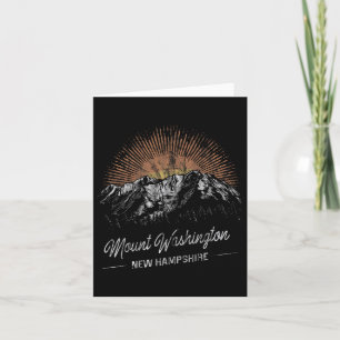Mount Washington Mountains New Hampshire Wandern Karte