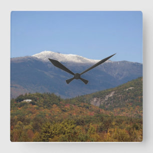 Mount Washington, New Hampshire Quadratische Wanduhr