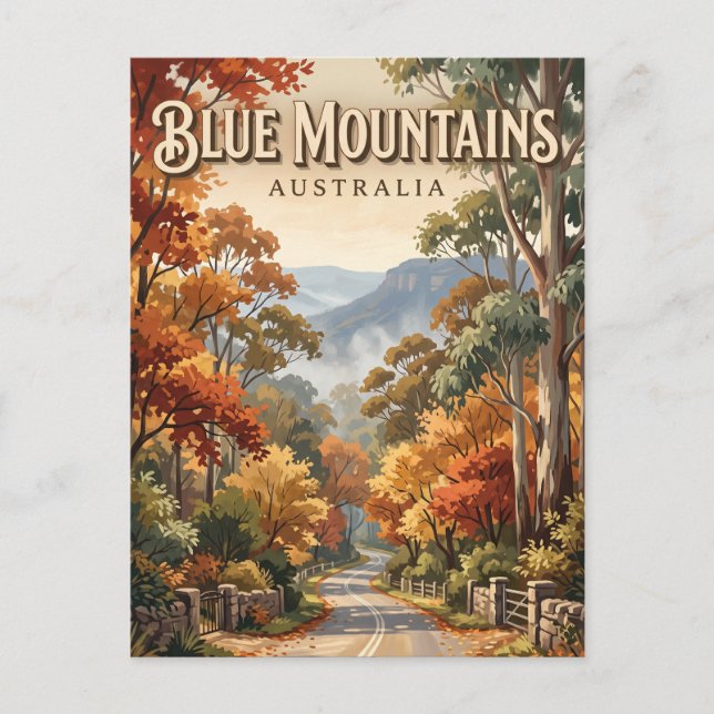 Mount Wilson Australien Postkarte (Vorderseite)