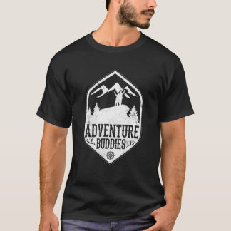Mountain Adventure Buddies Camping T-Shirt