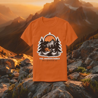 Mountain Adventure Custom Family Wiedersehen T-Shirt
