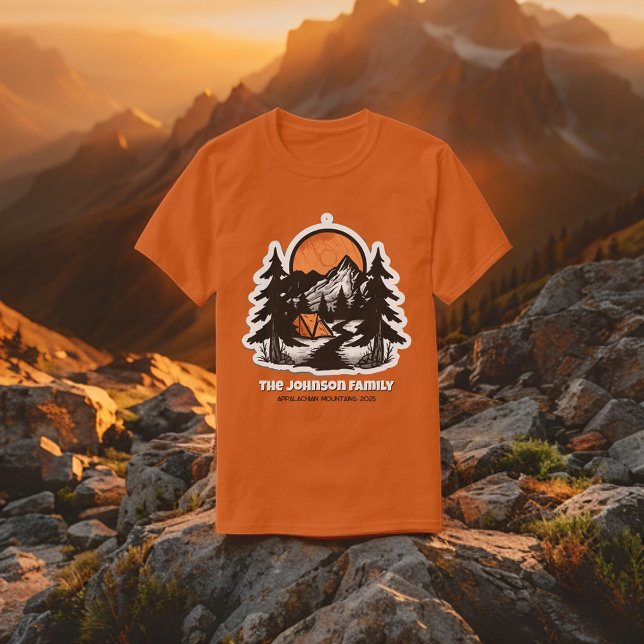 Mountain Adventure Custom Family Wiedersehen T-Shirt (Von Creator hochgeladen)
