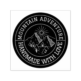 Mountain Adventure | Handmade with Love Custom Permastempel