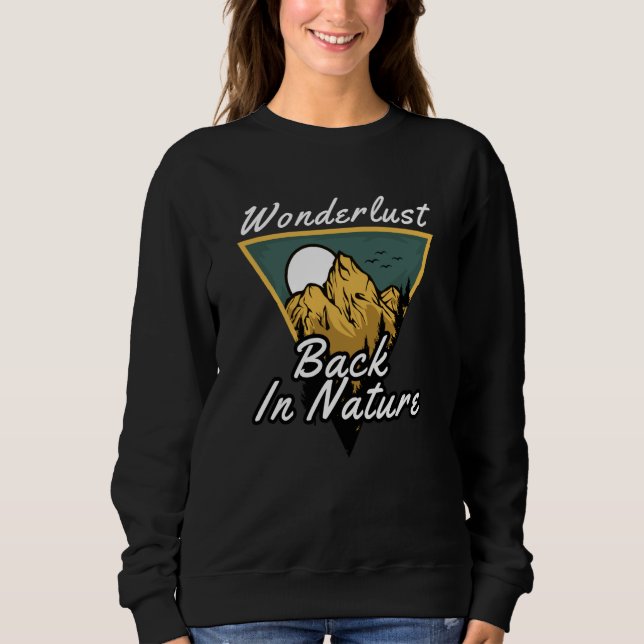 Mountain and Forest Scene  35 Sweatshirt (Vorderseite)