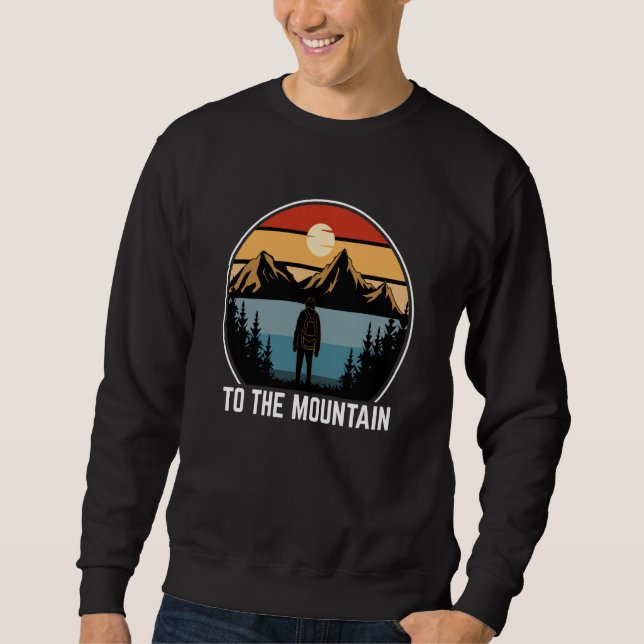 Mountain and Forest Scene  49 Sweatshirt (Vorderseite)
