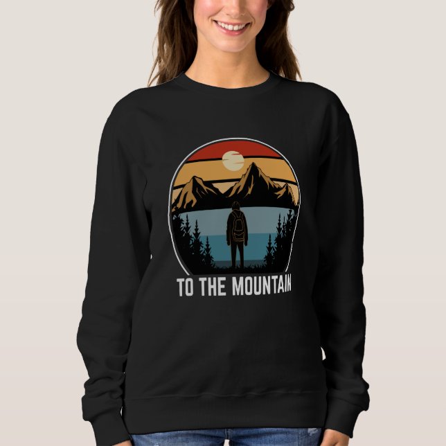 Mountain and Forest Scene  49 Sweatshirt (Vorderseite)