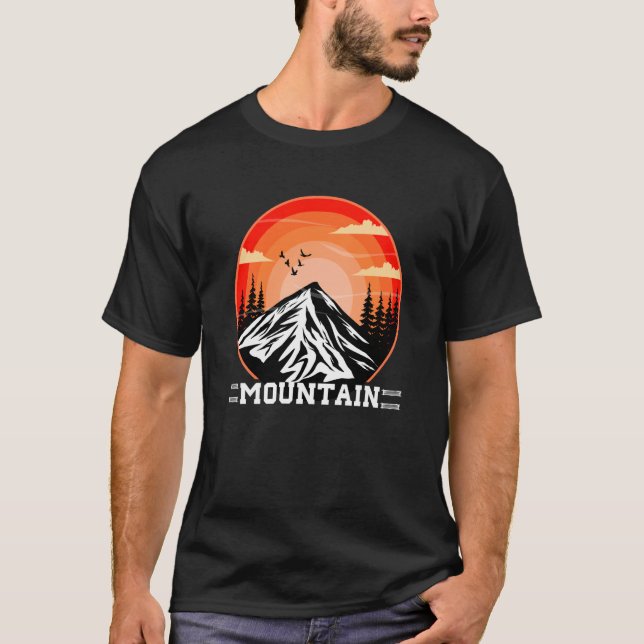 Mountain and Forest Scene  74 T-Shirt (Vorderseite)
