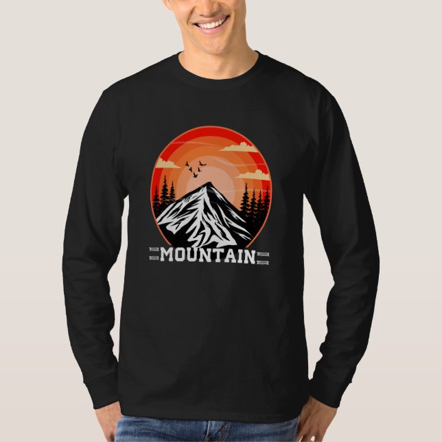 Mountain and Forest Scene  74 T-Shirt (Vorderseite)