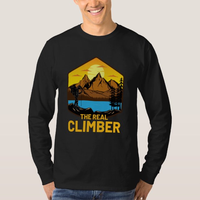 Mountain and Forest Scene Silhouette  58 T-Shirt (Vorderseite)