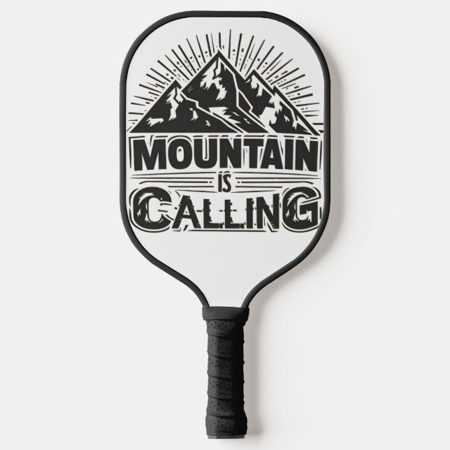 Mountain Art & Adventure: Nature's Call Pickleball Schläger (Vorderseite)