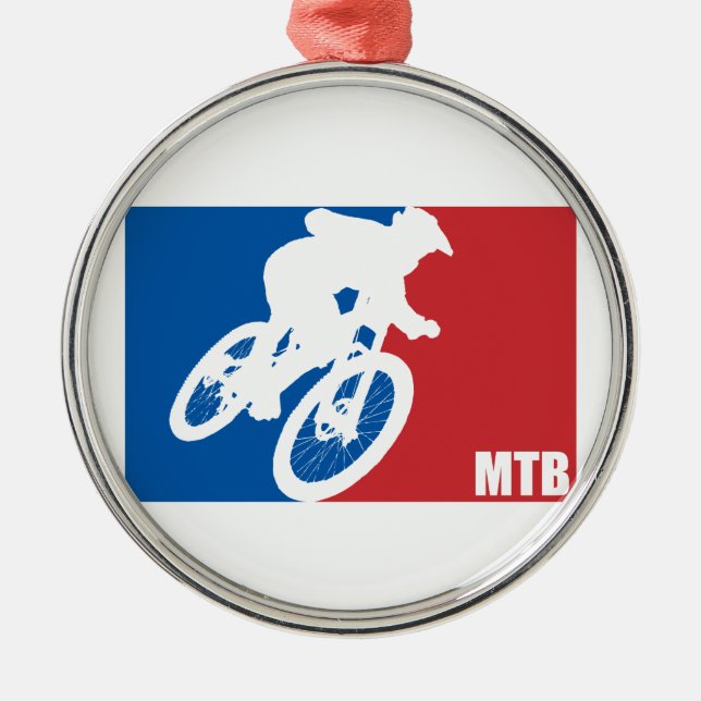 Mountain Bike All-Star Ornament Aus Metall (Vorne)