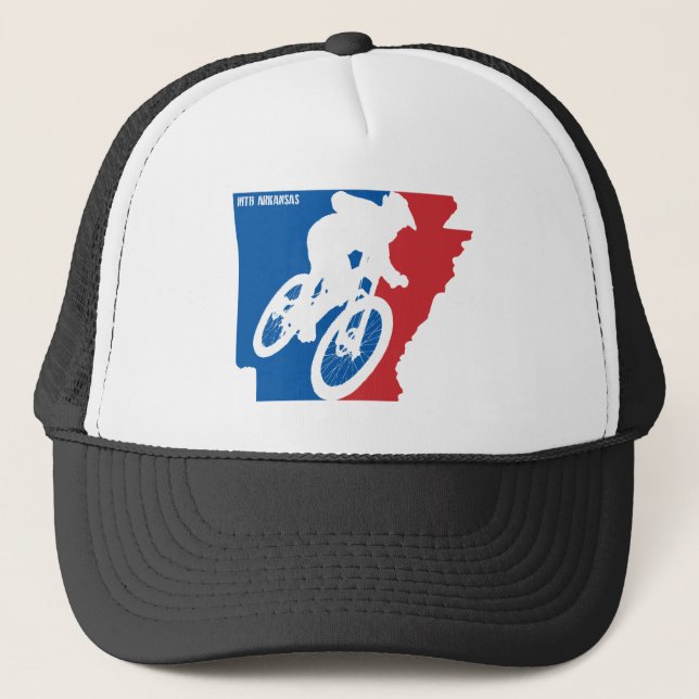 Mountain Bike Arkansas Truckerkappe (Vorderseite)