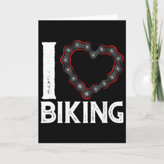 Mountain Bike Cycling Bicycle I Love Biking  Karte