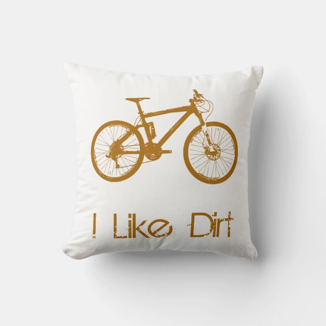 Mountain Bike Dirt Kissen (Vorderseite)