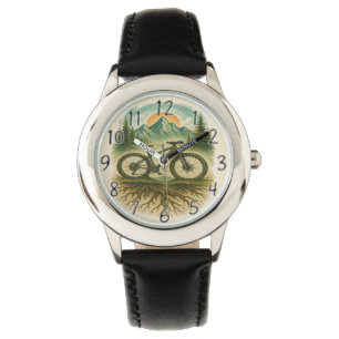 Mountain Bike Kunst, Dichtung und Musik Armbanduhr