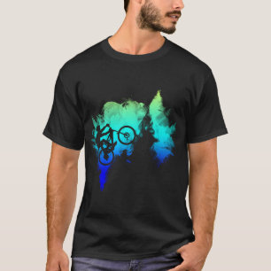 Mountain Bike MTB Grafik Design T-Shirt
