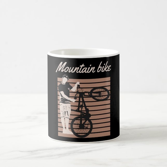 Mountain Bike Rider Kaffeetasse (Mittel)