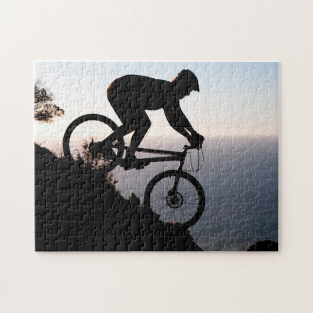 Mountain Bike Rider. Löwen Head, Kapstadt (Horizontal)