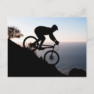 Mountain Bike Rider. Löwen Head, Kapstadt Postkarte