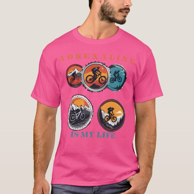 Mountain bike sport funny T-Shirt (Vorderseite)