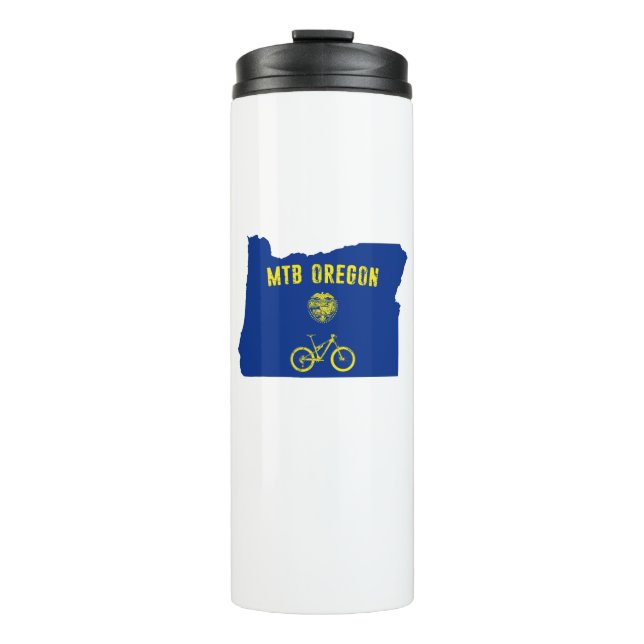 Mountain Bike Thermosbecher (Vorderseite)