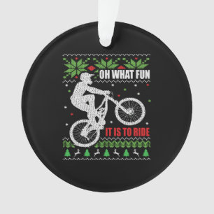 Mountain Bike Ugly Weihnachten Ornament