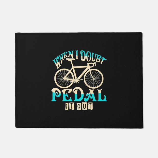 Mountain Bike, wenn ich bezweifle, es auszuholen Fußmatte (Vorderseite)