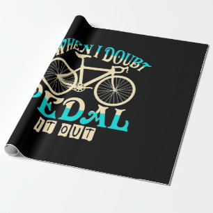 Mountain Bike, wenn ich bezweifle, es auszuholen Geschenkpapier