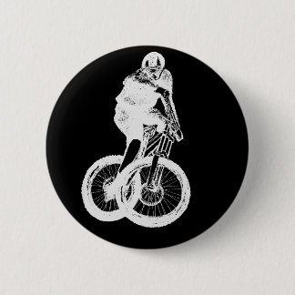 Mountain Biker MTB BMX CYCLIST Button