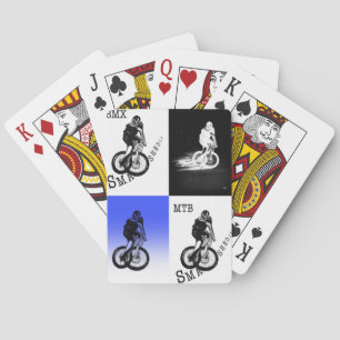 Mountain Biker MTB BMX CYCLIST Stickers Spielkarten