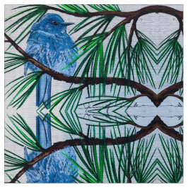 Mountain Bluebird Fabric Stoff