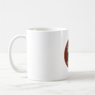 Mountain Bluebird Vintages Abzeichen Kaffeetasse