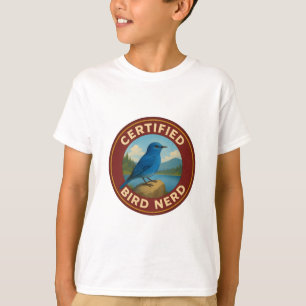 Mountain Bluebird Vintages Abzeichen T-Shirt