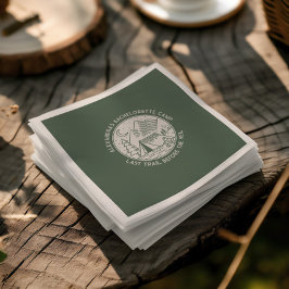 Mountain Camping Weekend Bachelorette Serviette