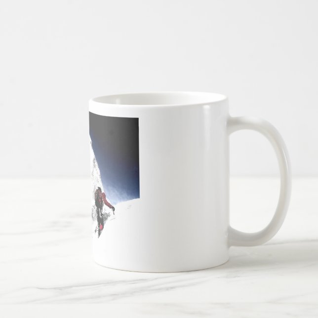 Mountain Climber Extreme Sports Kaffeetasse (Rechts)