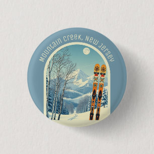 Mountain Creek, New Jersey Skigebiet Souvenir Button
