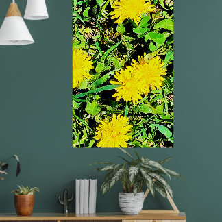 Mountain Dandelions Foto aus Ottawa Kanada Poster