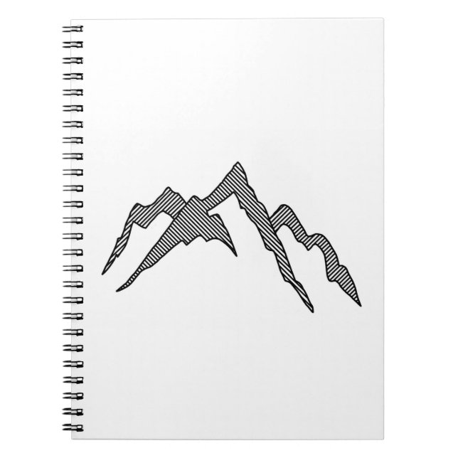 Mountain Doodle Notizblock (Vorderseite)
