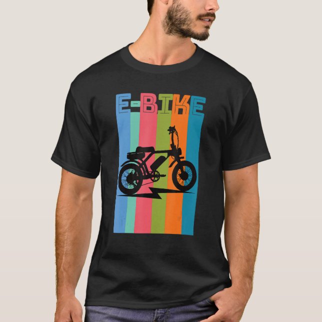 Mountain E Bike Rider Electric Power Bikes 3 T-Shirt (Vorderseite)
