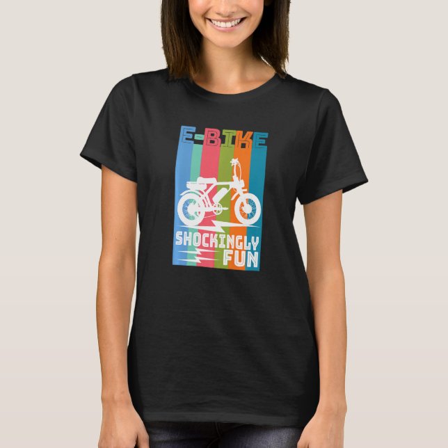 Mountain E Bike Rider Electric Power Bikes 5 T-Shirt (Vorderseite)