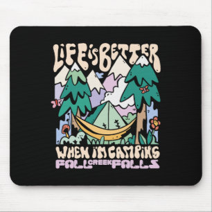 Mountain Fall Creek Falls Tennessee Camping Wild Mousepad